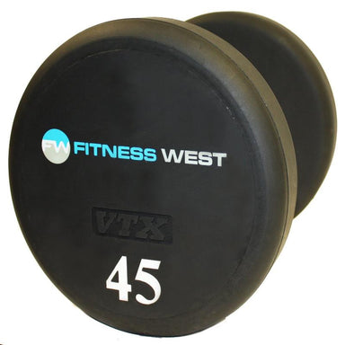 VTX XD-UL Round Urethane Dumbbell Set with Custom Logo Fitness West