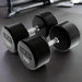 VTX XD-U Urethane Round Head Dumbbell Set in 100 lbs side view