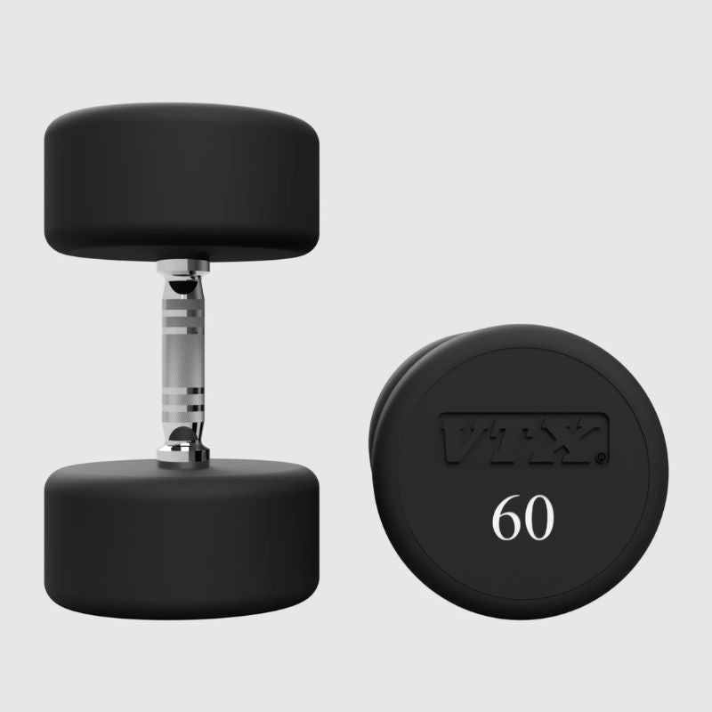 VTX XD-U Urethane Round Head Dumbbell Sets 60 lb Dumbbells Pair