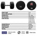 VTX XD-U Urethane Round Head Dumbbell Sets Specifications
