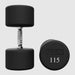VTX by Troy XD-005-125U 5-125 lb Urethane Dumbbell Set 115 lb Dumbbells on a white background