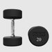VTX by Troy XD-005-125U 5-125 lb Urethane Dumbbell Set 20 lb Dumbbells on a white background