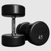 VTX by Troy XD-005-125U 5-125 lb Urethane Dumbbell Set 45 lb Dumbbells on a white background
