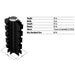 Vertical Dumbbell Rack Specifications and Dimensions