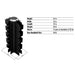 Vertical Dumbbell Rack Specifications and Dimensions