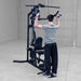 Working out using Body-Solid G3B Multi-Station Gym 13