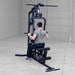 Working out using Body-Solid G3B Multi-Station Gym 16