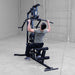 Working out using Body-Solid G3B Multi-Station Gym 18