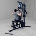 Working out using Body-Solid G3B Multi-Station Gym 1