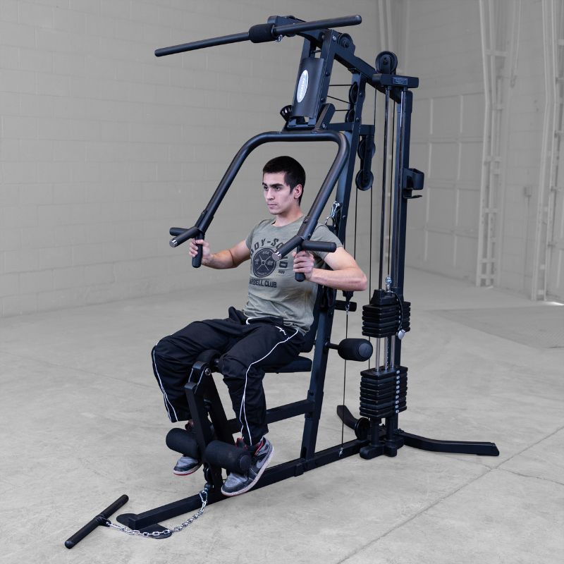 Working out using Body-Solid G3B Multi-Station Gym3