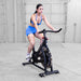 Working out using Body Solid Best Fitness BFSB5B Indoor Training Cycle