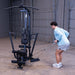 Workout using Body-Solid G1B Multi-Station Gym 1