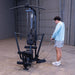 Workout using Body-Solid G1B Multi-Station Gym 2