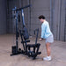 Workout using Body-Solid G1B Multi-Station Gym 4