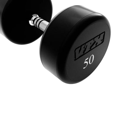 VTX XD-U Urethane Round Head Dumbbell 50 lbs single right view