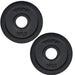 YORK 2″ Cast Iron Olympic Plates - Black 10 lb olympic plates pair