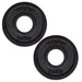 YORK 2″ Cast Iron Olympic Plates - Black 2.5 lb olympic plates pair
