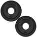 YORK 2″ Cast Iron Olympic Plates - Black 2.5 lb olympic plates pair