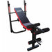 YORK Aspire 120 Flat to Incline_Folding Bench with Leg Curl - 43120 Front View