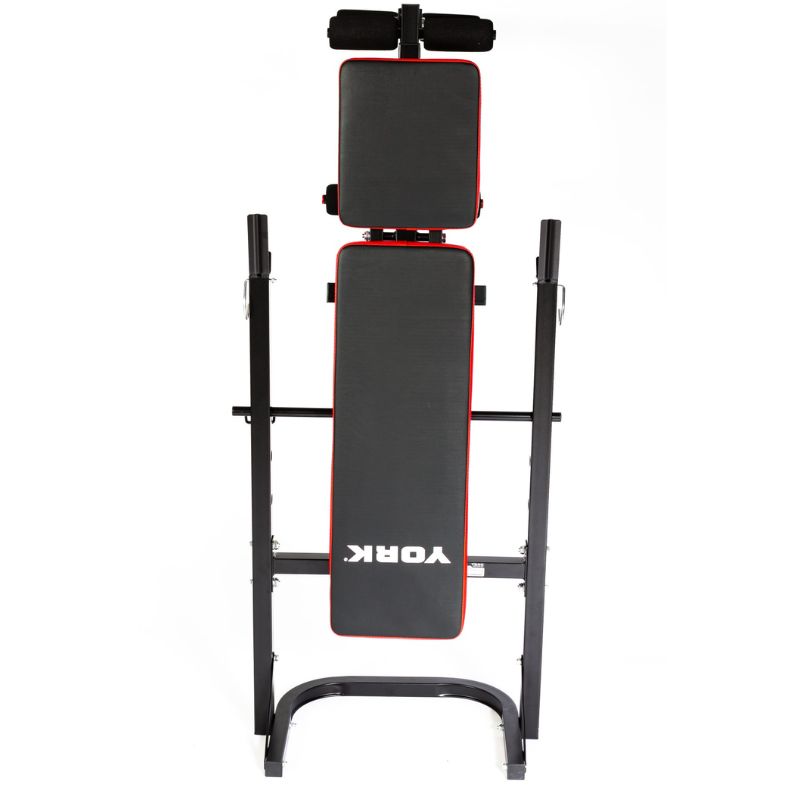 YORK Aspire 120 Flat to Incline_Folding Bench with Leg Curl - 43120 Top View