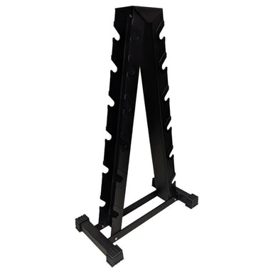 YORK Barbell 2 Sided A-Frame Dumbbell Rack - 69002 Side View