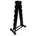YORK Barbell 2 Sided A-Frame Dumbbell Rack - 69002 Side View