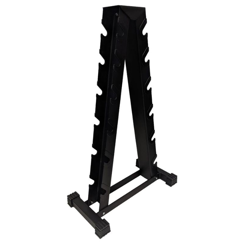 YORK Barbell 2 Sided A-Frame Dumbbell Rack - 69002 Side View