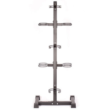YORK Barbell 7-Ball Vertical Medicine Ball Storage Rack - 65103 Front View