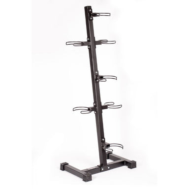 YORK Barbell 7-Ball Vertical Medicine Ball Storage Rack - 65103 Main Display