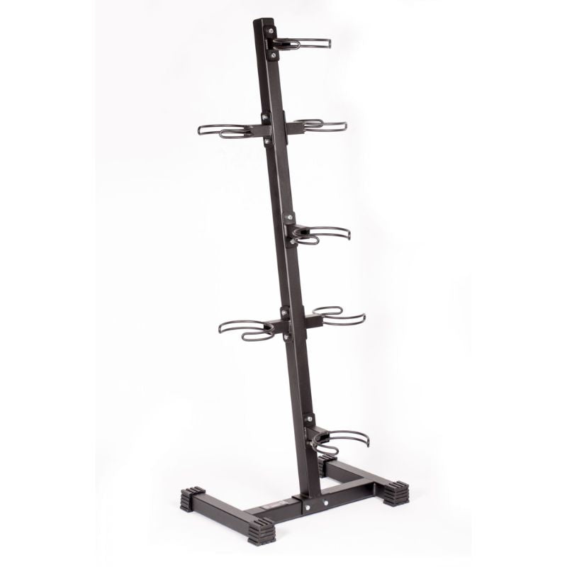 YORK Barbell 7-Ball Vertical Medicine Ball Storage Rack - 65103 Main Display