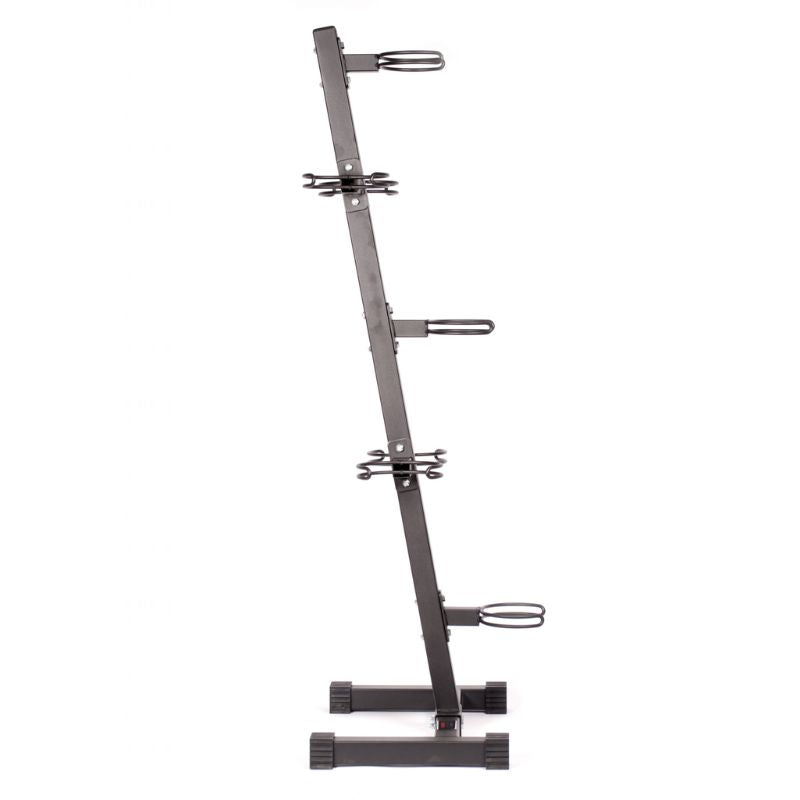 YORK Barbell 7-Ball Vertical Medicine Ball Storage Rack - 65103 Side View