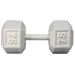 YORK Barbell Cast Iron Hex Dumbbell Set 75 lb Dumbbell