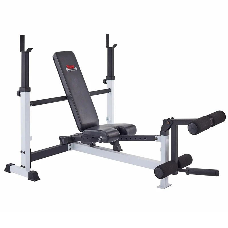 YORK Barbell FTS Adjustable Olympic Combo Bench with Leg Developer - 48005 Incline Bench