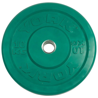 YORK Colored Rubber Training Bumper Plate (KG) 10 kg Bumper Plate Single