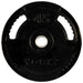 YORK G-2 Rubber Encased Olympic Plate & Barbell Set 45 lb Weight Plate