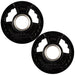 YORK G2 Rubber Encased Olympic Weight Plate 2.5 lb Weight Plate Pair
