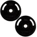 YORK G2 Rubber Encased Olympic Weight Plate 35 lb Weight Plates Pair