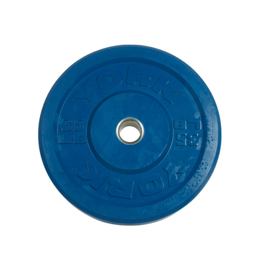 YORK Green Rubber Training Bumper Plate 35 lb