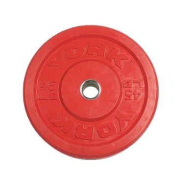 YORK Green Rubber Training Bumper Plate 45 lb