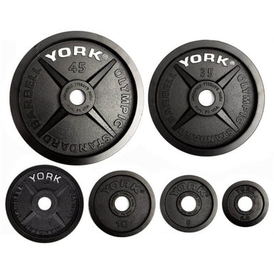 YORK Legacy Cast Iron Precision Milled Olympic Plate