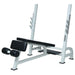 YORK STS Olympic Decline Bench Press w_ Gun Racks White