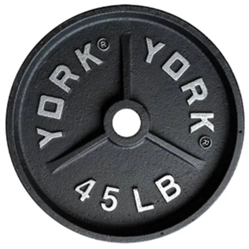 YORK 2″ Deep Dish Olympic Weight Plates 35 lb olympic plates single