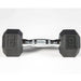 YORK 5-50lb York PVC Hex Dumbbell – Chrome Ergo Handle Set - 37030 10 lb dumbbell
