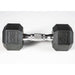 YORK 5-50lb York PVC Hex Dumbbell – Chrome Ergo Handle Set - 37030 20 lb dumbbell