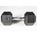 YORK 5-50lb York PVC Hex Dumbbell – Chrome Ergo Handle Set - 37030 40 lb dumbbell