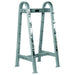 YORK Barbell ETS Fixed Straight And Curl Barbell Rack - 69051 Empty Barbell Rack