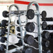 YORK Barbell ETS Fixed Straight And Curl Barbell Rack - 69051 inside Gym 
