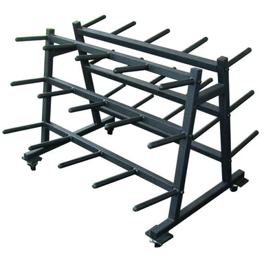 YORK Barbell Mobile Aerobic Set Rack - 69034 Empty Mobile Rack