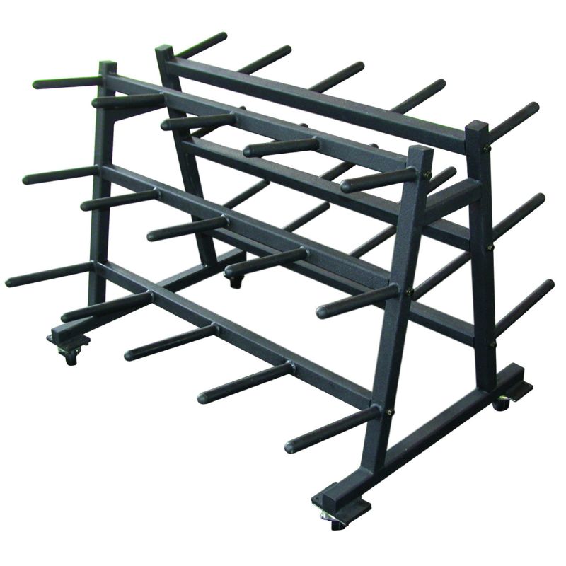YORK Barbell Mobile Aerobic Set Rack - 69034 Empty Mobile Rack