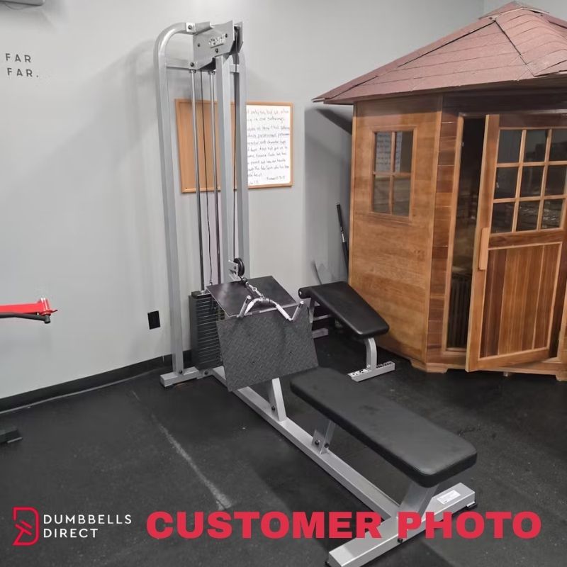 YORK Barbell STS Low Seated Row Machine Customer Photo